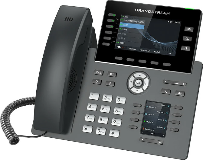 Telefon IP Grandstream GRP2616, 6 linja, i zi