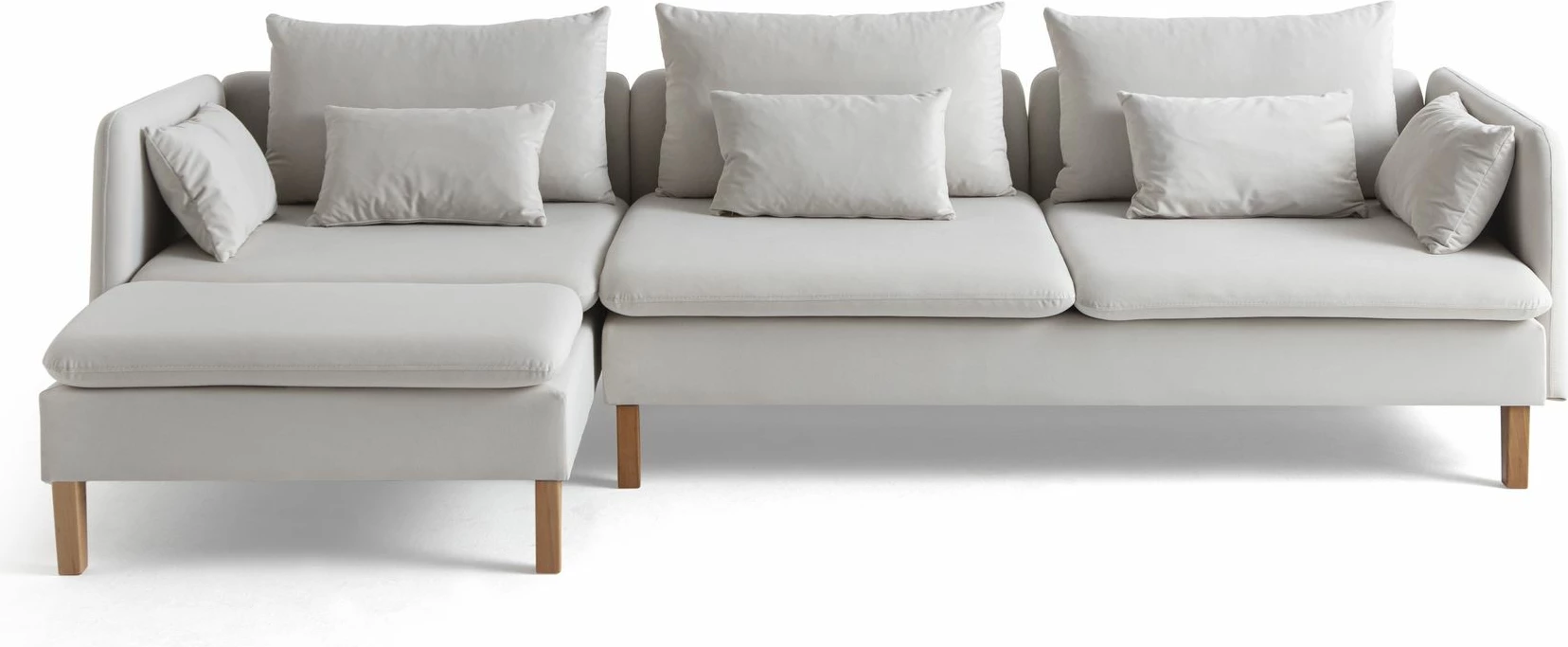 Këndare Flexy Relax, kadife krem, Atelier del Sofa