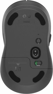 Maus LOGITECH Signature M650, size M, Bluetooth + Logi Bolt, 2000 DPI, grafit, set me marrës USB + bateri AA