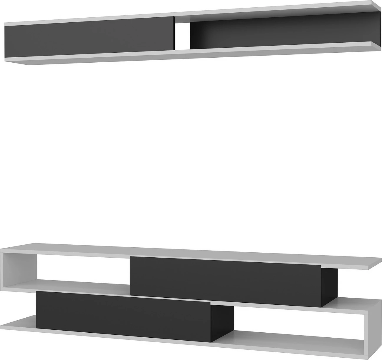 Njësi TV Hanah Home, Sims, e zezë dhe e bardhë