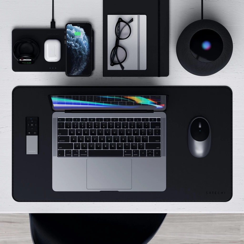 Satechi Trio Wireless Charging Pad (Apple Watch, Airpods, iPhone) - Black