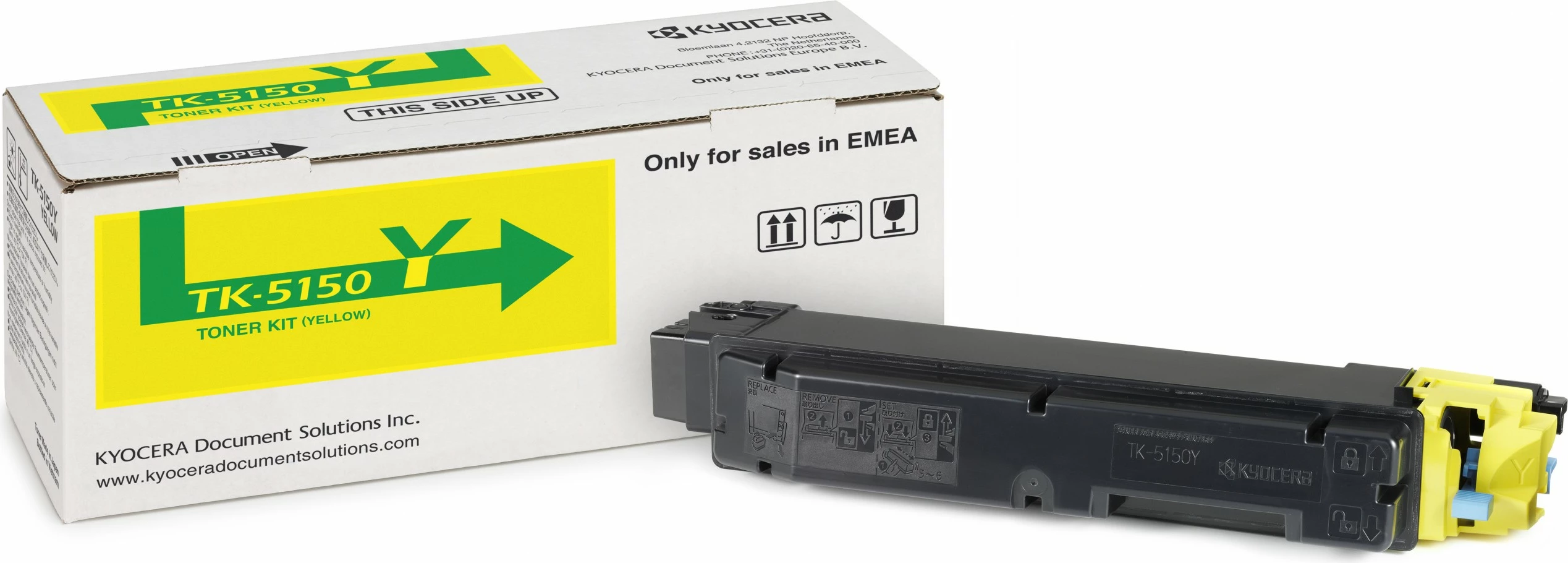 Toner Kyocera TK-5150Y, deri 10,000 faqe, verdhë