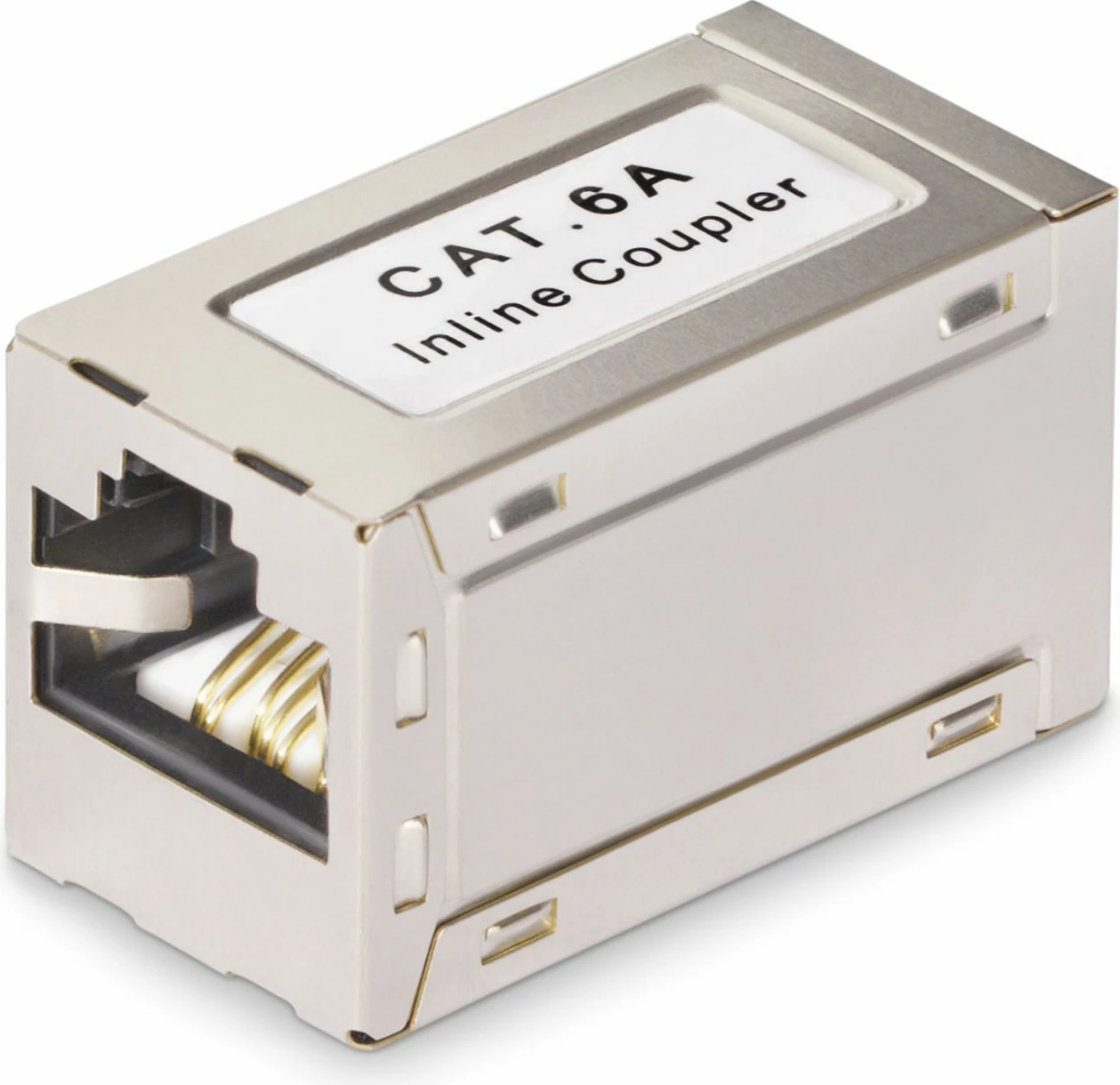 Kuplues RJ45 StarTech Cat6a, F/F, i mbrojtur, 10Gbps, argjendtë