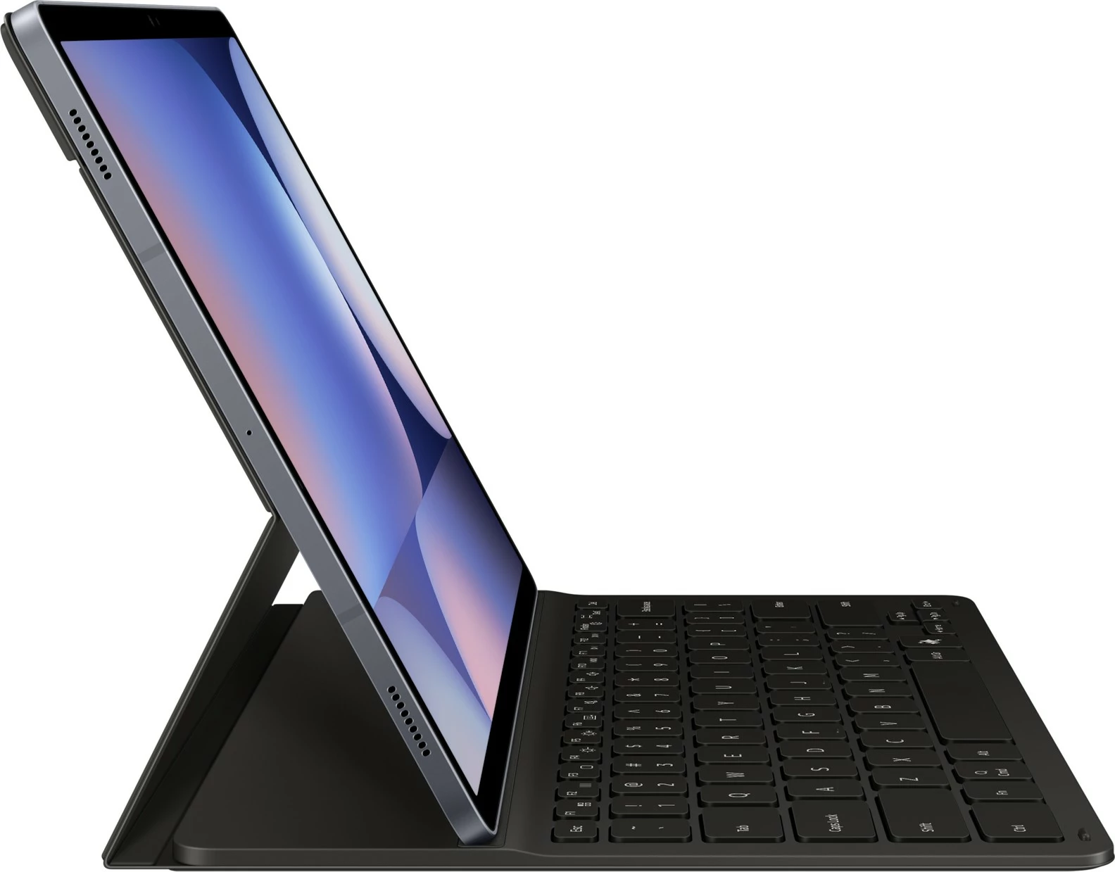 Mbështjellës tastierë Samsung EF-DX820, QWERTZ, Gjermanisht, Touchpad, Galaxy Tab S10+, Galaxy Tab S9+, Galaxy Tab S9 FE+, E zezë
