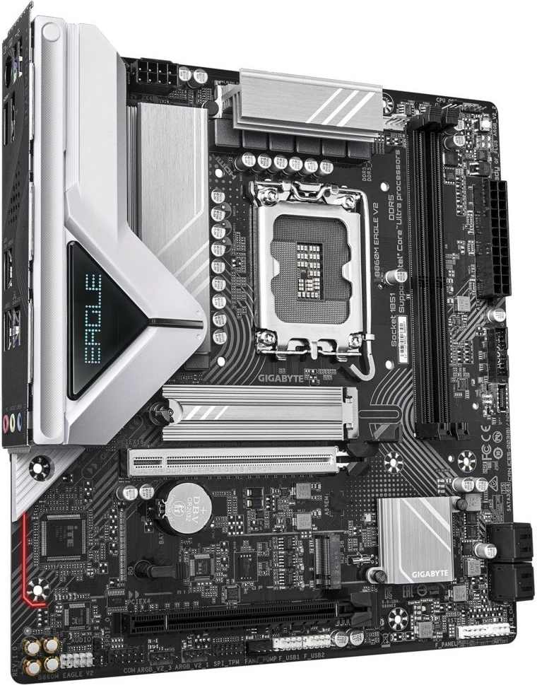 Pllakë amë Gigabyte B860M EAGLE V2, LGA1851, DDR5, micro ATX