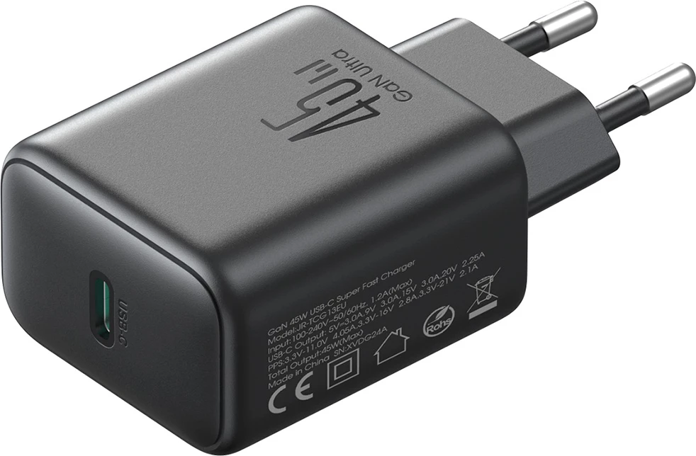 Karikues muri Joyroom JR-TCG13, 45W, GaN, USB-C, i zi