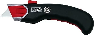 Prerëse sigurie WEDO Safety-Cutter Premium, 5 tehë rezervë, zi/kuqe/argjendtë
