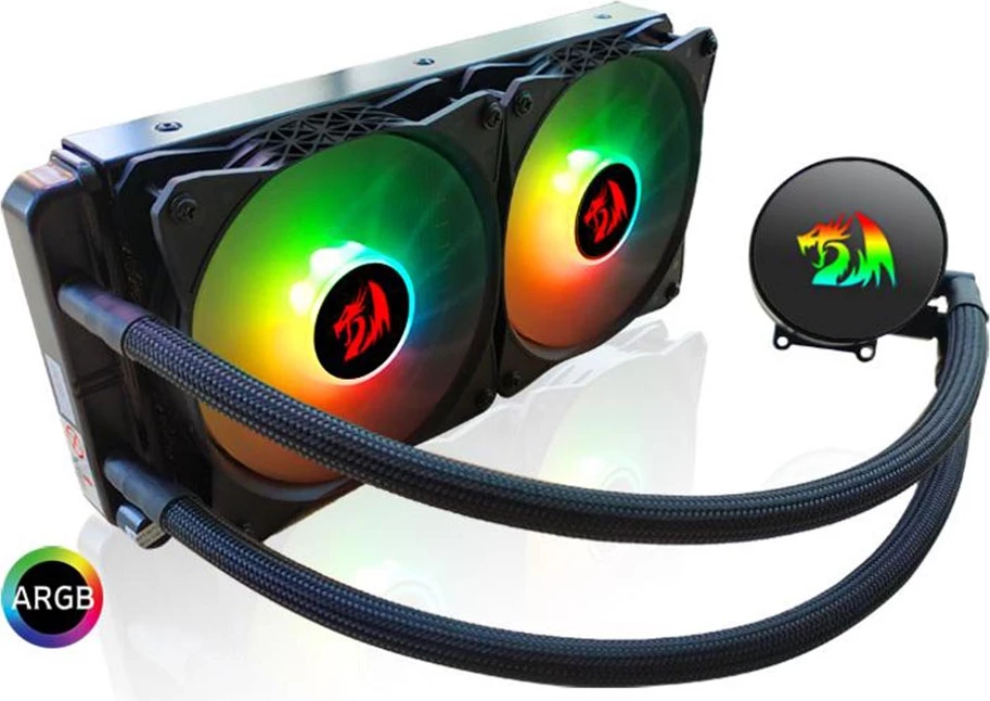Ftohës uji për CPU Redragon CCW-3000 X, radiator 240mm, 2x120mm RGB