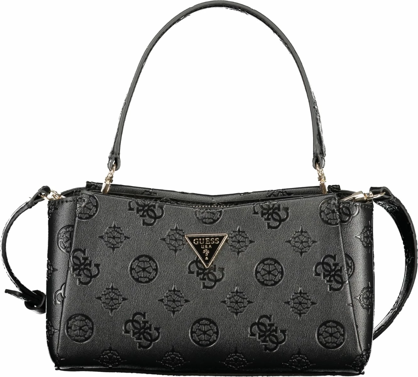 Çantë femrash GUESS JEANS Tisha, e zezë