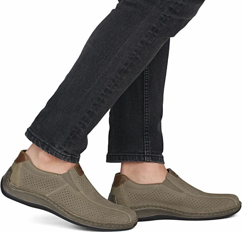 Këpucë lëkure për meshkuj Rieker 05272-64, kafe