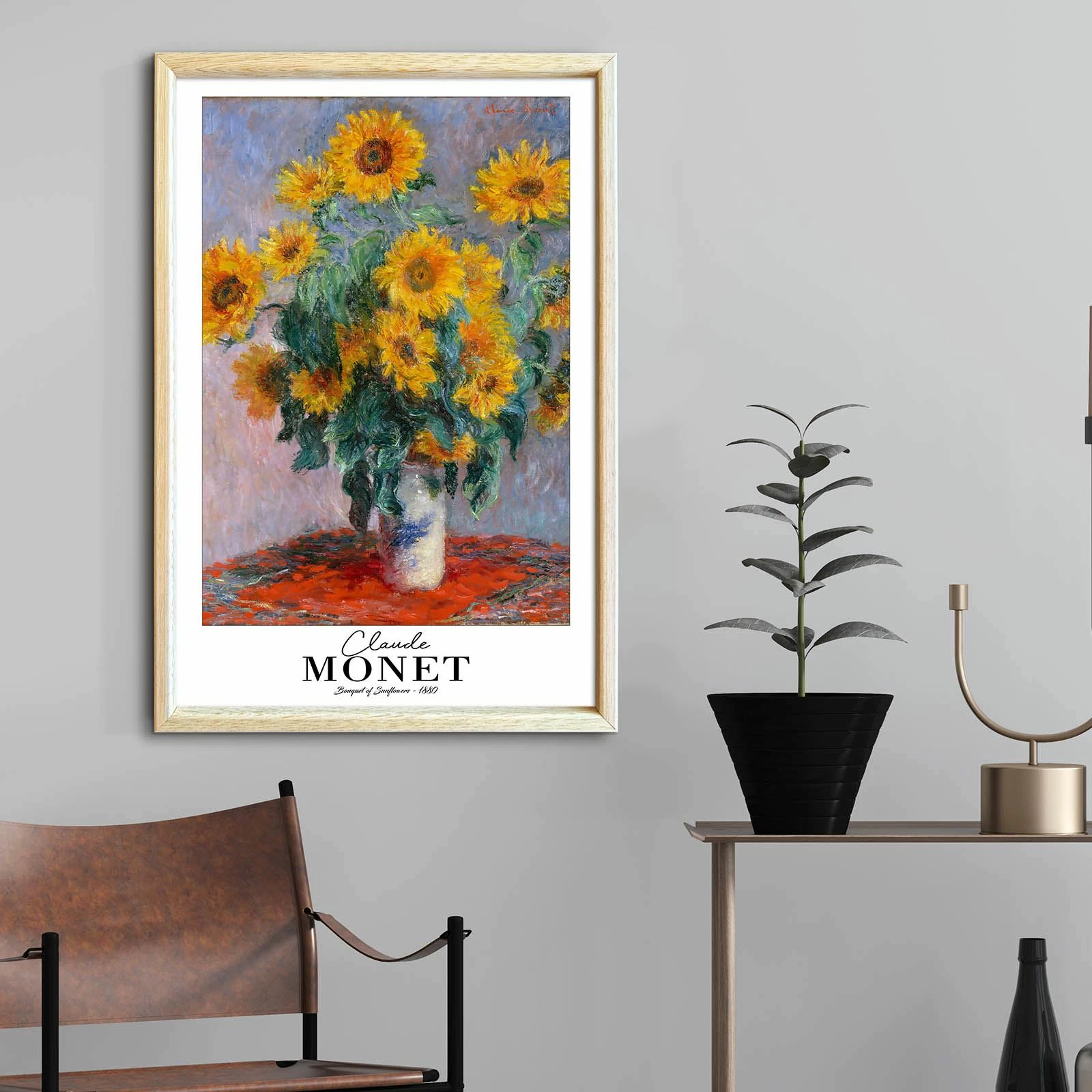 Pikturë dekorative me kornizë, Wallity, 4262AHSMONET-003