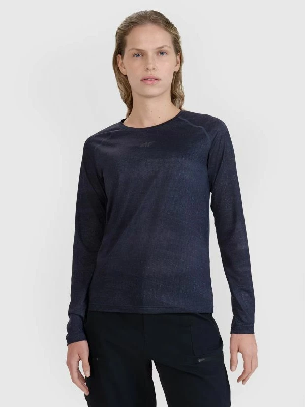 Fanellë me mëngë të gjata për femra 4f, për biçikletë