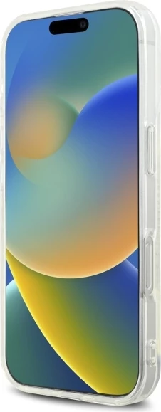 Mbështjellës Karl Lagerfeld KLHCP16XHKHDCELT për iPhone 16 Pro Max 6.9", transparent, IML Rhinestones Karl Head