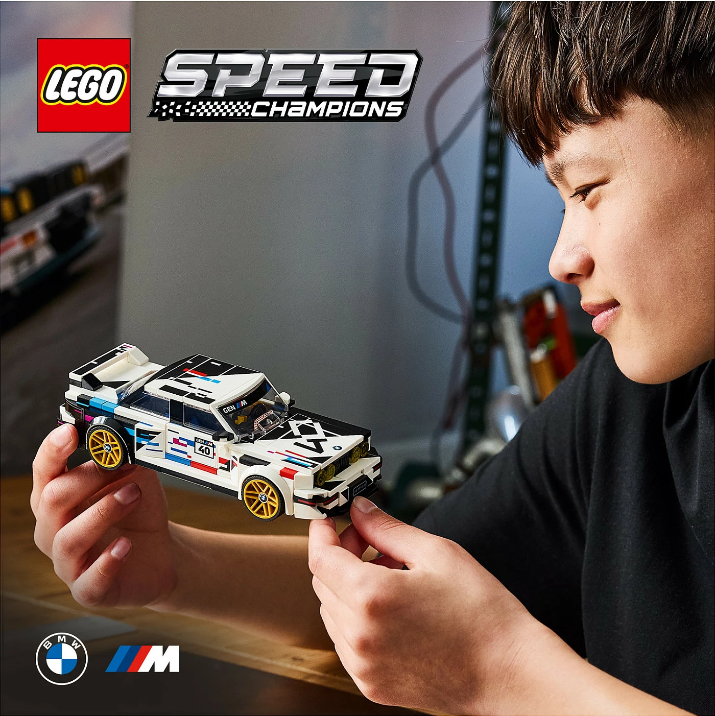 Set LEGO Speed Champions BMW M3 (E30) 77263, 358 copë, 9+, bardhë