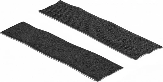 Shirit Velcro vetëngjitës DeLOCK 1 m x 50 mm, i zi