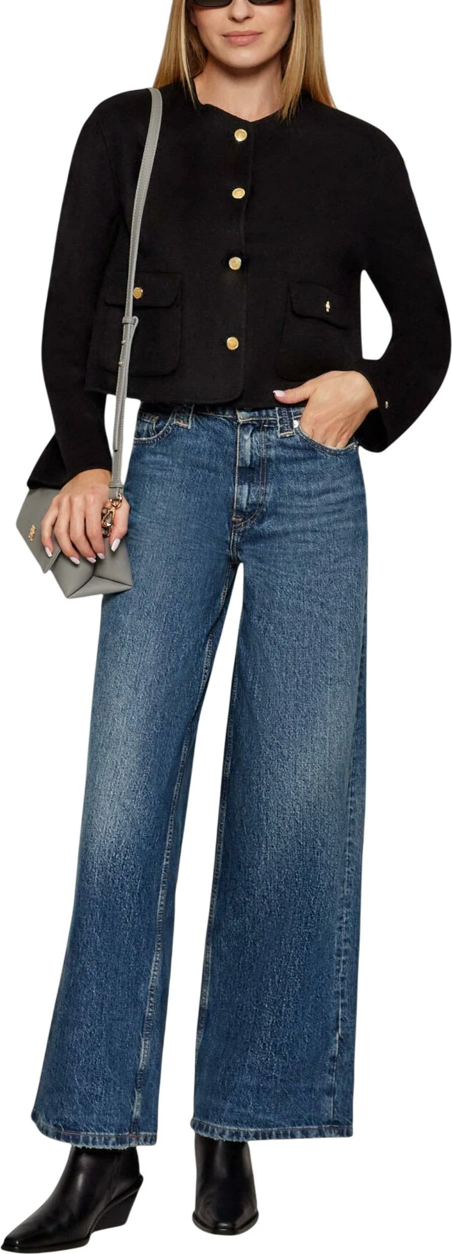Xhinse për femra Tommy Hilfiger DNM KRIS 70's Wide L WW0WW46731, denim [Madhësia: W25 L30]