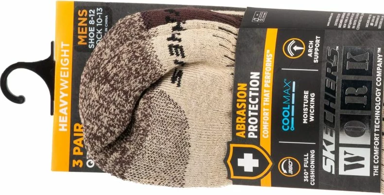 Çorape për meshkuj Skechers, bezhë