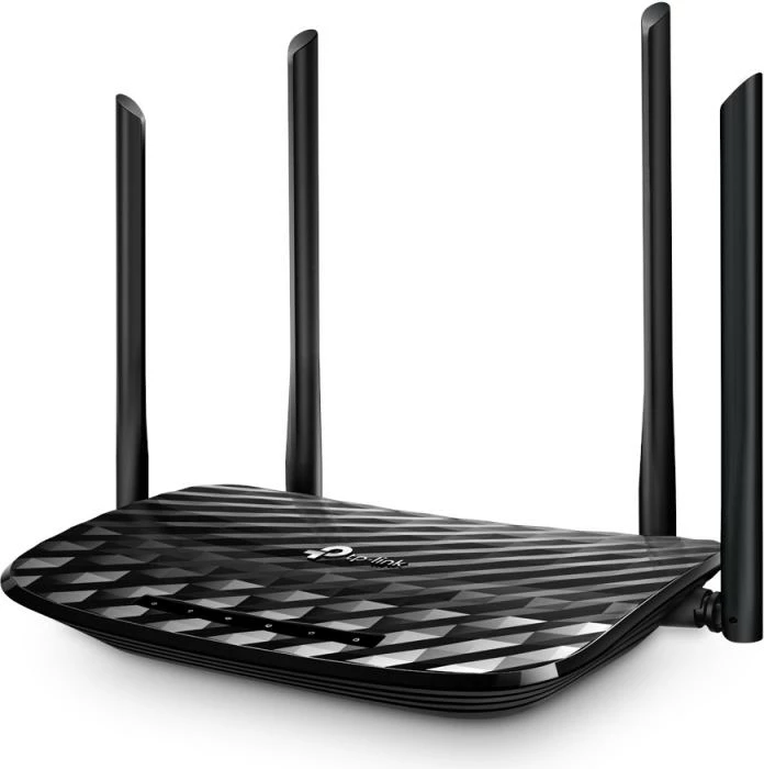 Router Wi‑Fi TP-Link Archer A6 1 Gbps 3-6 porta e zezë