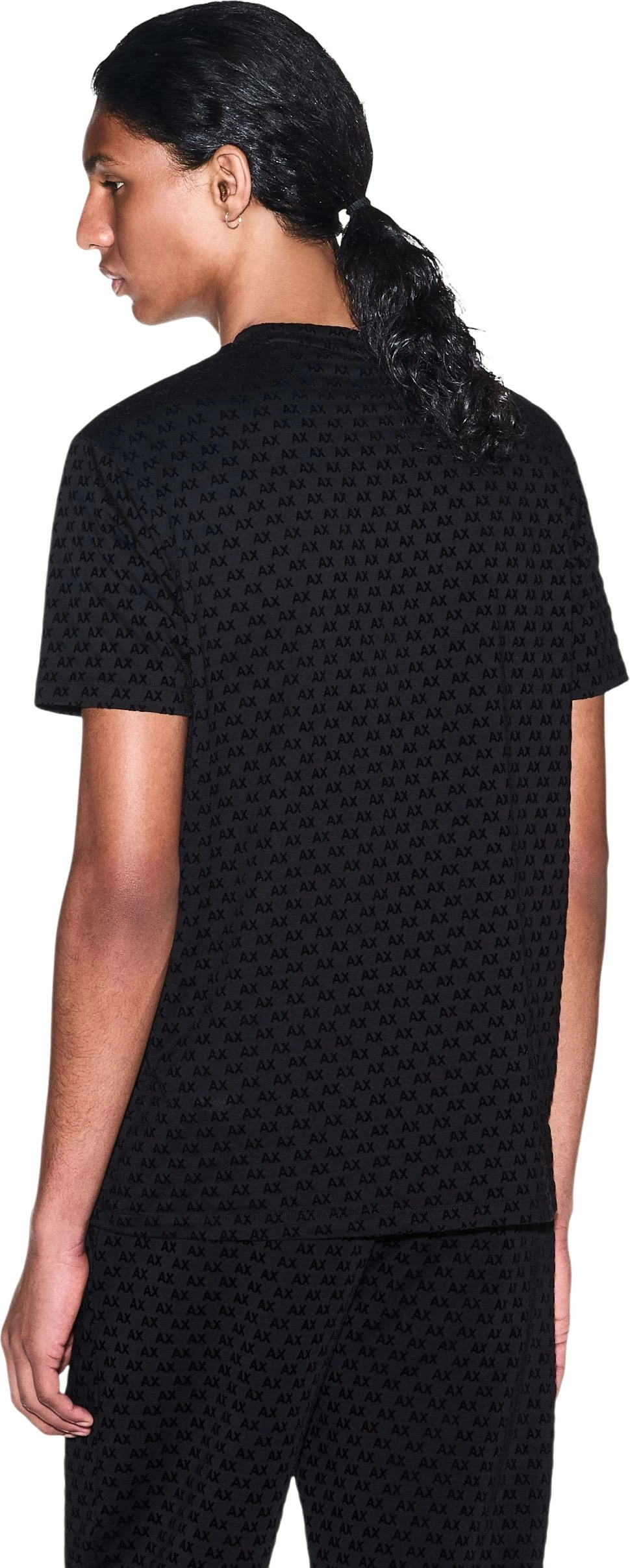 Maicë për meshkuj Armani Exchange XM003079 AF10356, e zezë [Madhësia: L]