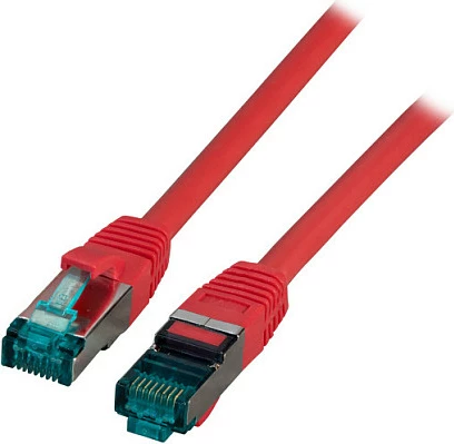 Kabllo rrjeti EFB Elektronik MK6001.50R, Cat6a S/FTP, 50 m, RJ-45, e kuqe