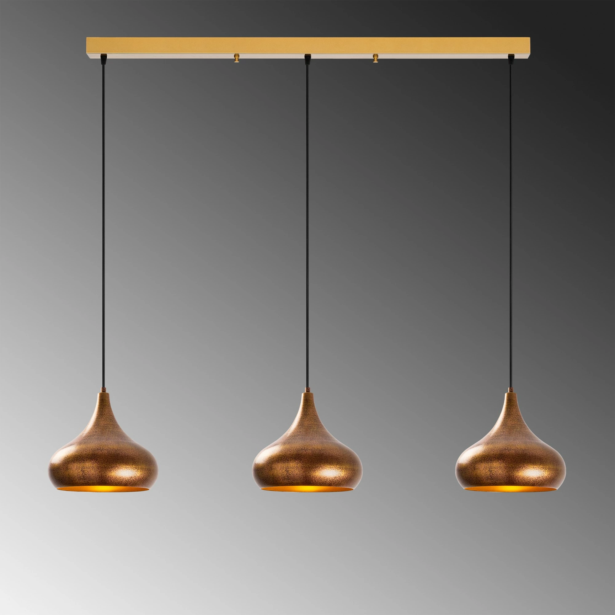 Llambë tavani Opviq, model Muba, vintage, 140x30x126cm