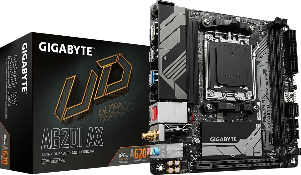 Pllakë amë Gigabyte A620I AX, Socket AM5, DDR5, Wi-Fi 6E