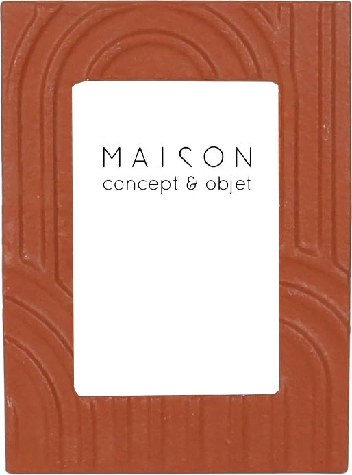 Kornizë foto RAW, MDF, ngjyrë kafe e kuqërremtë, xham, 15.5x1.5x20cm