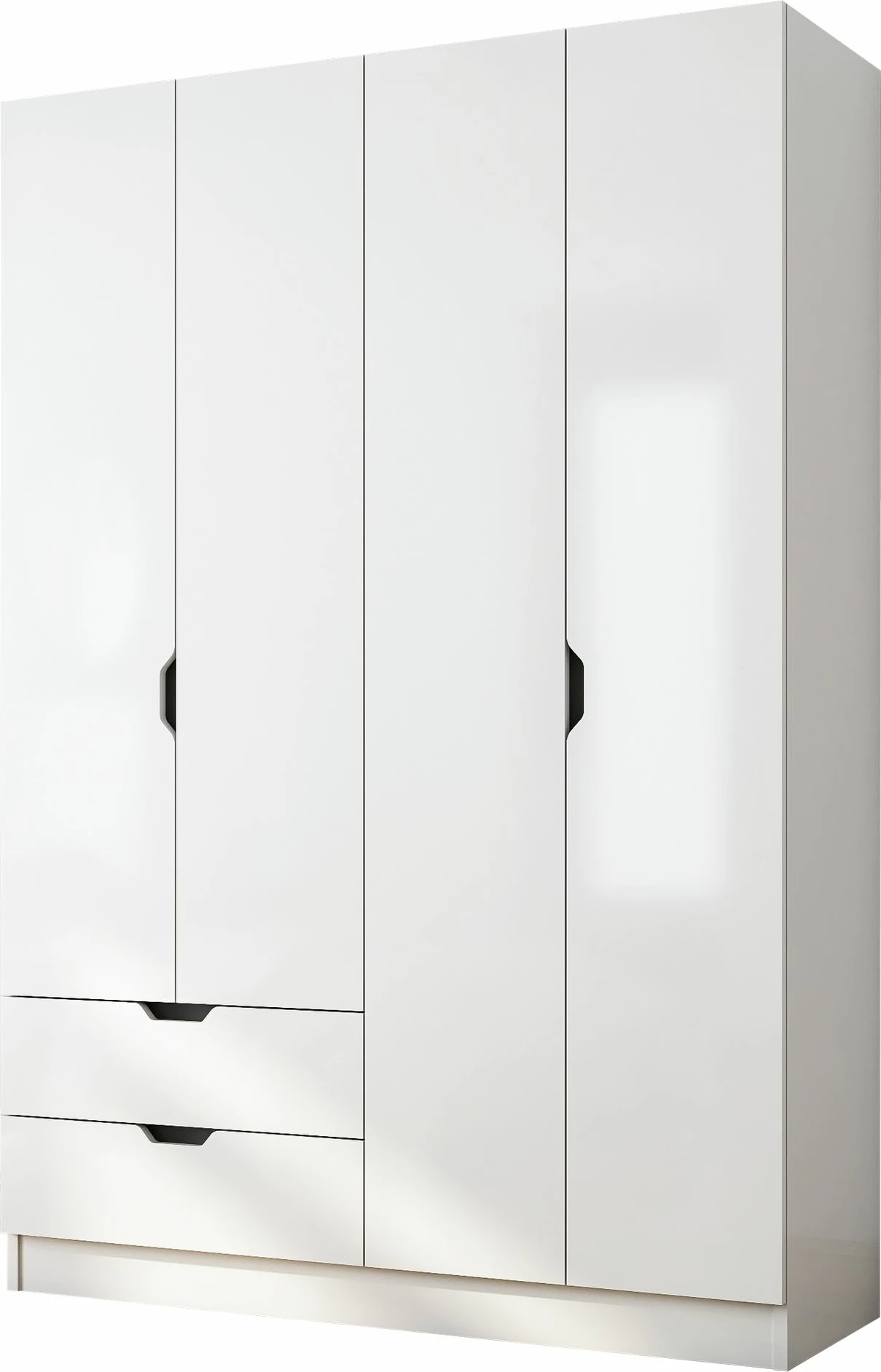 Dollap Skye Decor, RB-156, ngjyrë e bardhë mat, 120x180x45cm