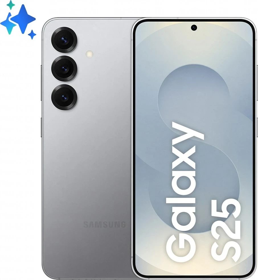 Celular Samsung Galaxy S25, 6.2", 12+256GB, i argjendtë