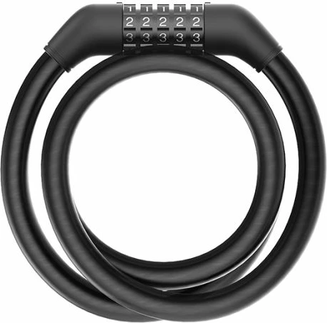 Dry kabllo për skuter elektrik Xiaomi BHR6751GL, 1200 mm, kod 5-shifror, e zezë