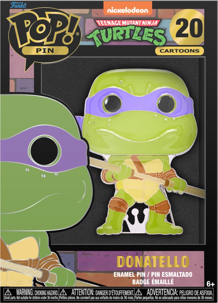 Pin koleksionues Funko POP! Pin TMNT Donatello #20