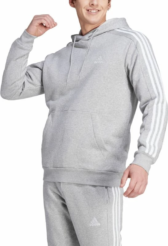 Duks me kapuç për meshkuj adidas, gri [Madhësia: XXL]