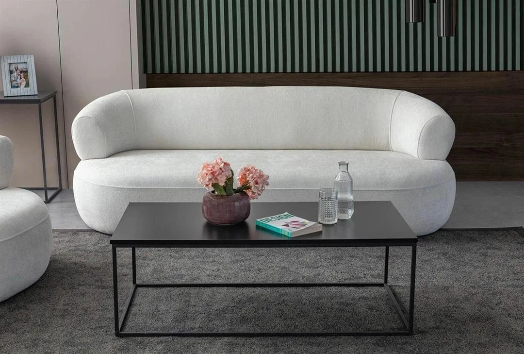 Divan treshe Atelier del Sofa, Roma, ngjyrë e bardhë