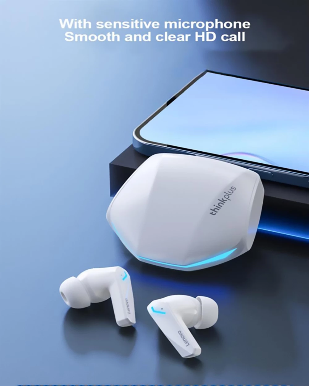 Dëgjuese Lenovo GM2 PRO, të bardha