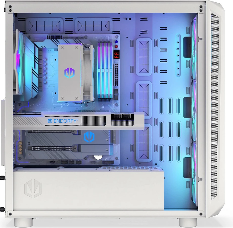 Kasë Endorfy Arx 700 ARGB, Tempered Glass, ATX/micro ATX, USB-C, e bardhë