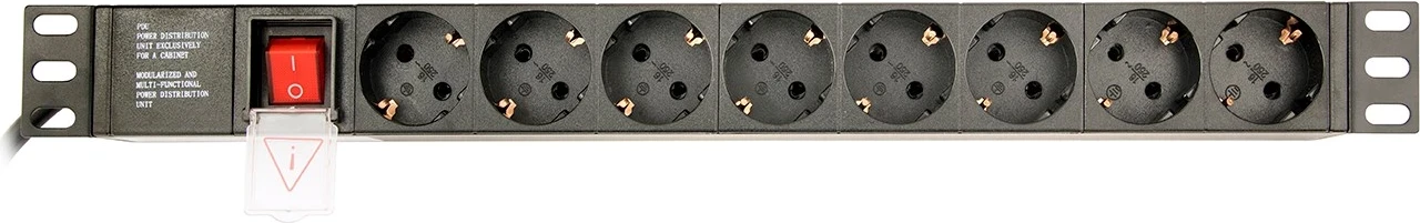Kabllo vazhduese Gembird EG-PDU-014-C14, 1U, e zezë