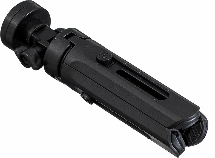 Mini tripod/selfie stick Hurtel 16-21 cm, për celular/GoPro, kllapë 55-90 mm, rrotullim 360°, i zi