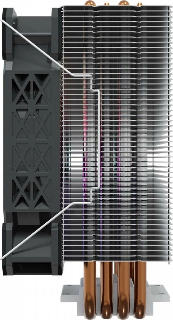 Kasë ftohëse procesori Savio Vortex X2 ARGB, 120 mm, 4 heatpipe, ARGB