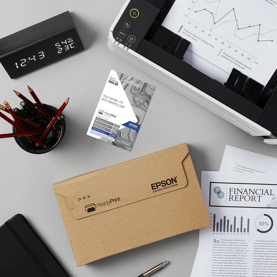 Printer Epson EcoTank ET-M1170, 1200 x 2400 DPI, A4, 20000 faqe në muaj, 39 ppm, Printim duplex, Gri