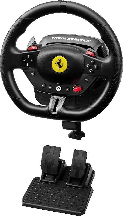 Volan për lojëra Thrustmaster T98 Ferrari 296 GTS, me pedale, PC/Xbox, 240°, i zi