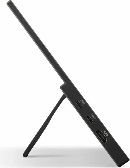Monitor portativ ViewSonic VA1650 16\" IPS Full HD USB-C/HDMI me altoparlantë, i zi