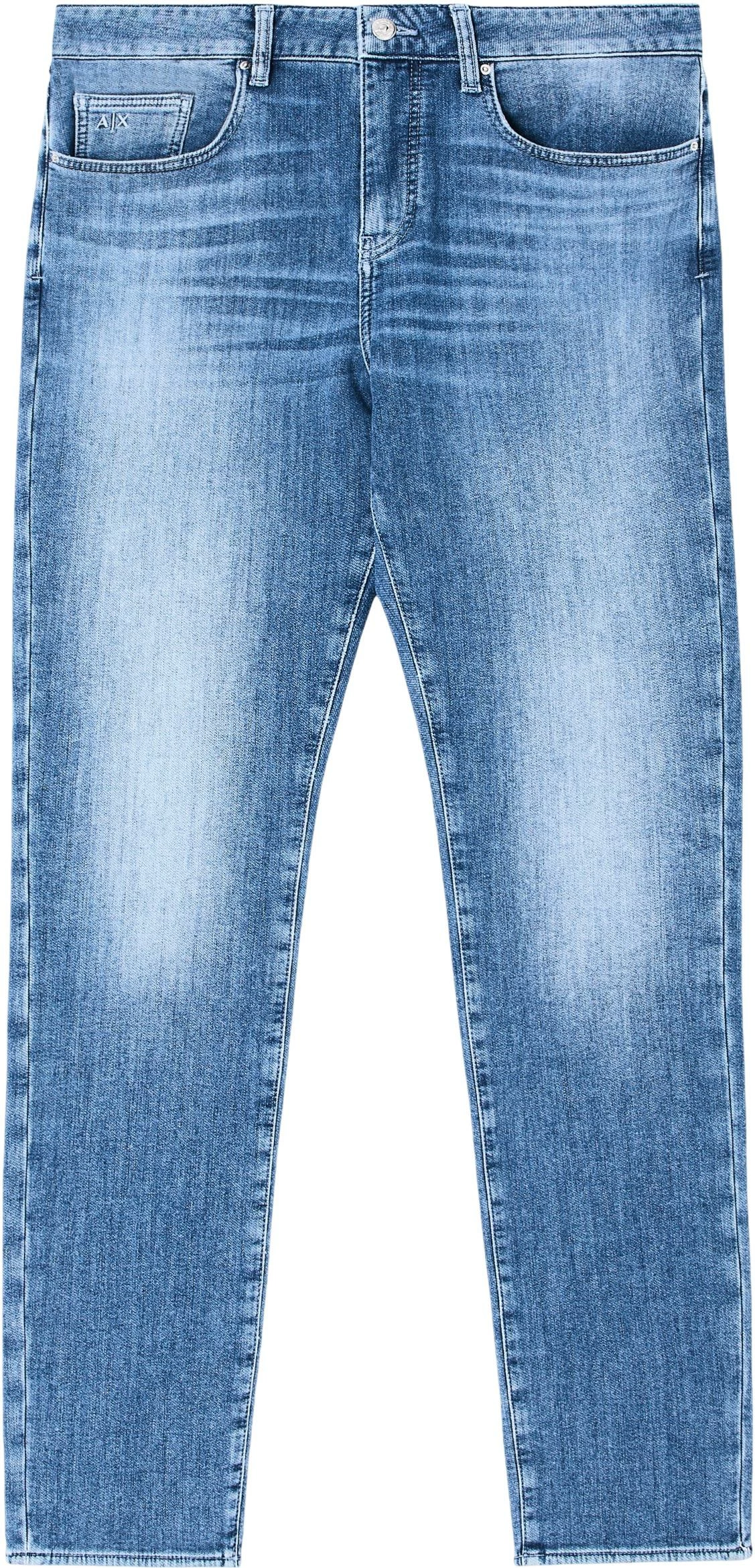 Xhinse skinny për meshkuj Armani Exchange XM000070 AF14368, blu denim [Madhësia: W38 L32]
