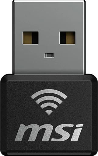 Adapter WiFi USB MSI AX1800 Nano GUAX18N, Wi-Fi 6 Dual-Band, i zi