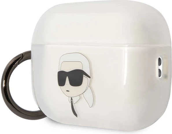 Mbështjellës Karl Lagerfeld KLAP2HNIKTCT për AirPods Pro 2, transparent, me unazë