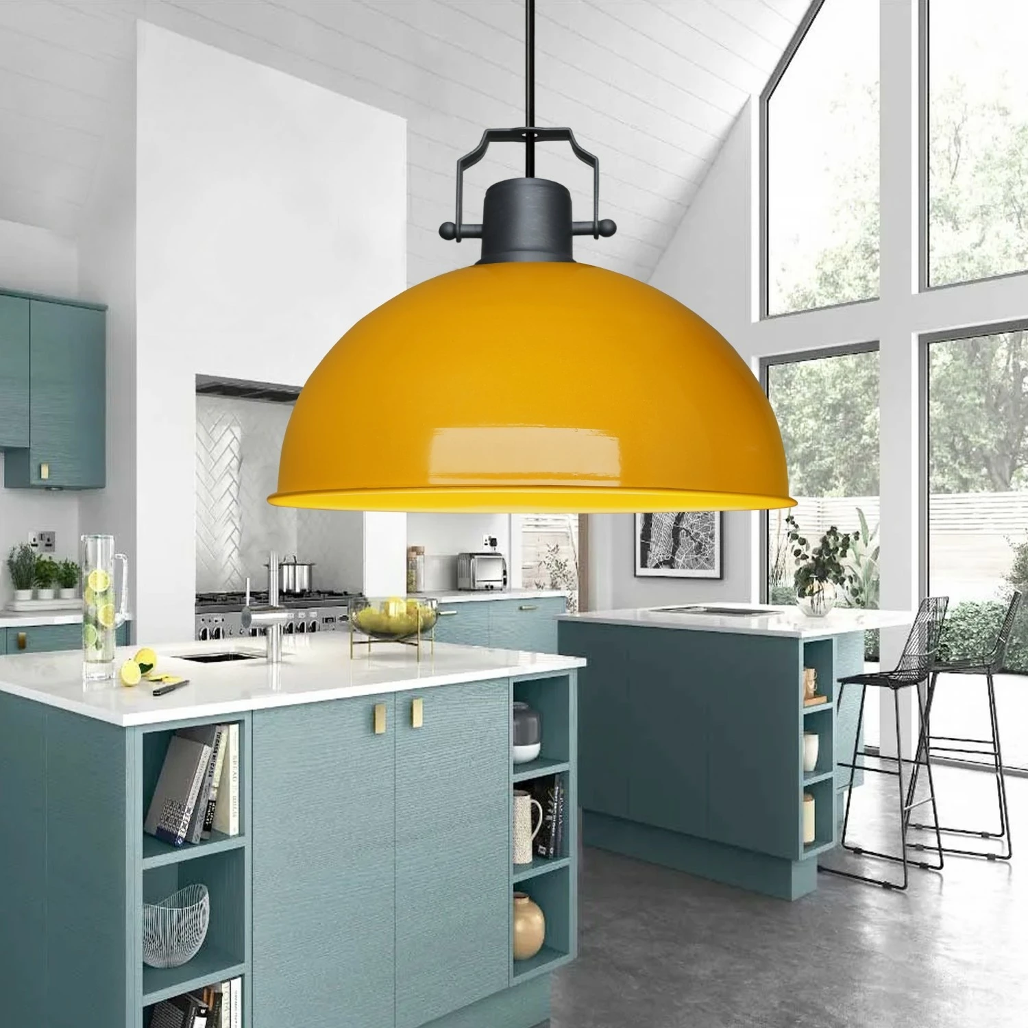 Llambë tavani Opviq, e verdhë, AYD-3584