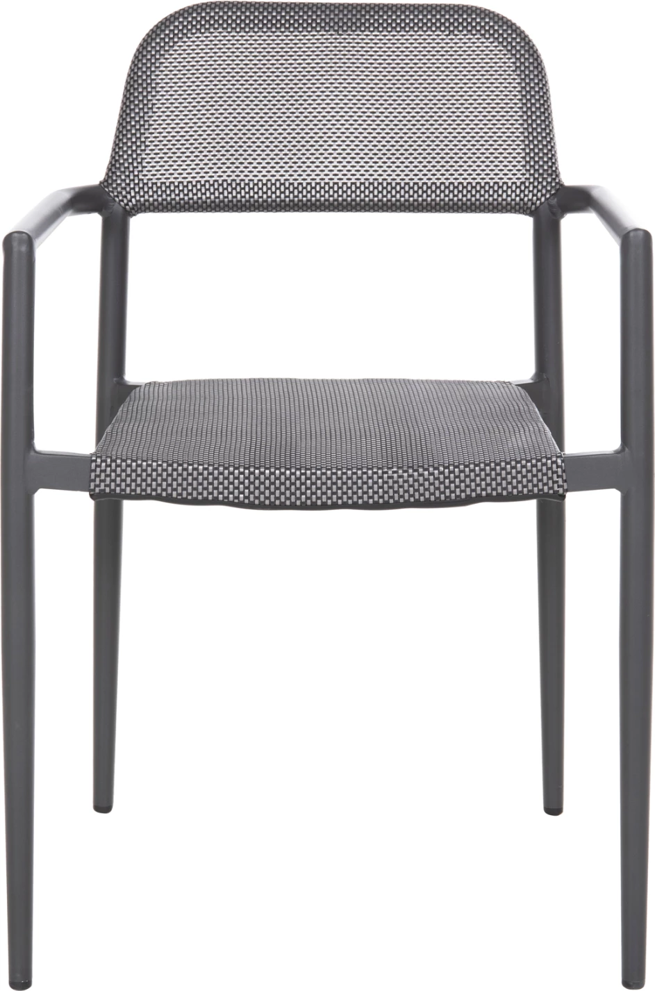 Karrige alumini RONNY, kornizë gri & tekstilene gri, 53x51x80H cm