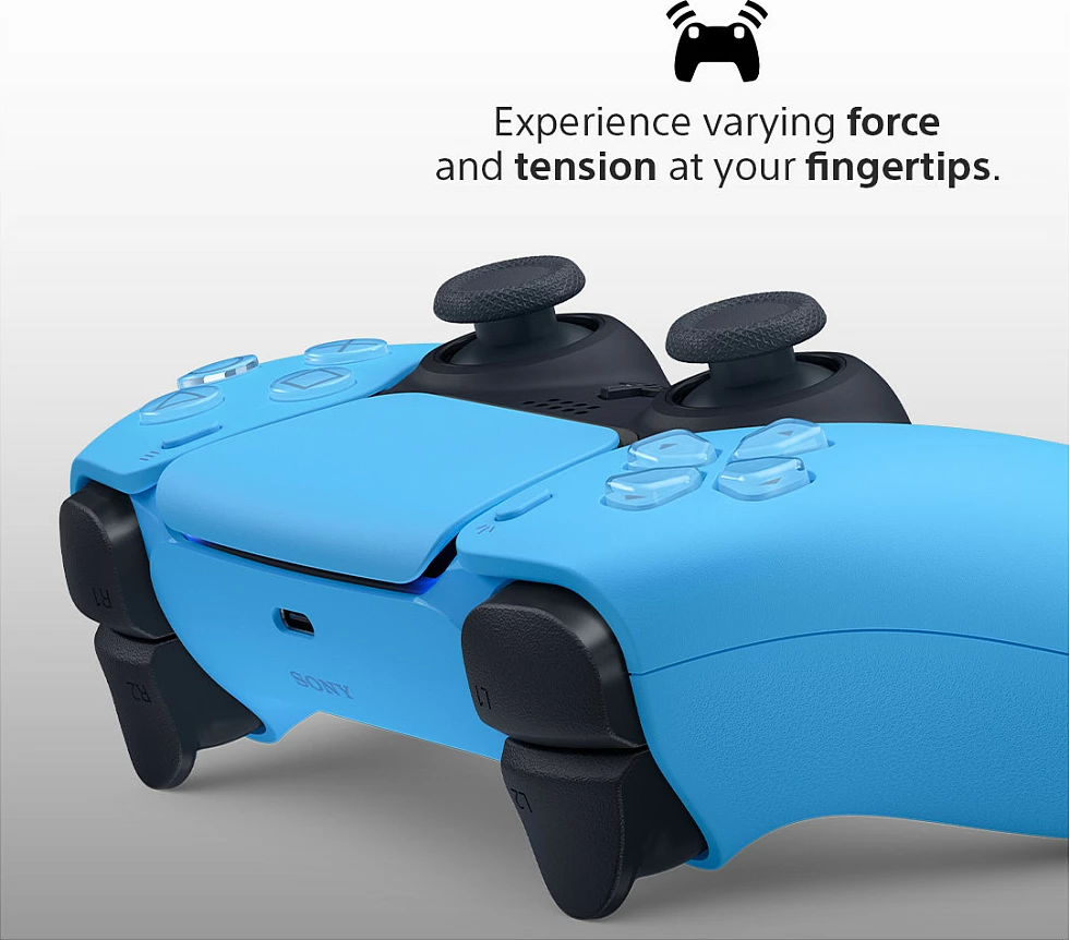 Gamepad Sony DualSense Wireless Controller, për PlayStation 5, Starlight Blue