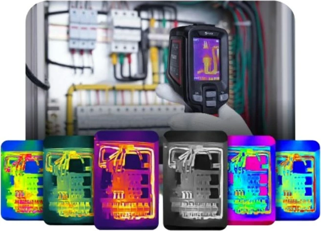 Kamerë termike Guide Sensmart E2+, 256x192, 16 GB, LCD, e zezë