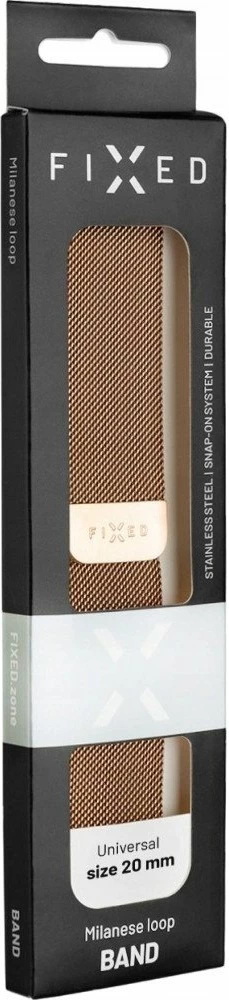 Rrip Smartwatch Fixed FIXMEST-20MM-RG, mesh 20mm, quick release, çelik inox, mbyllje magnetike, rose gold