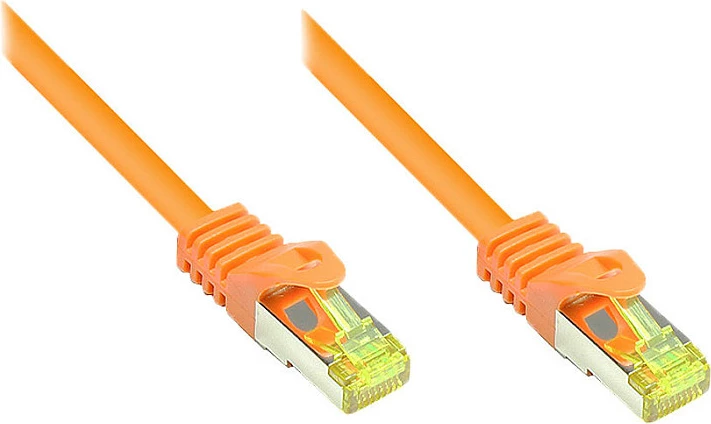 Kabllo rrjeti GoodConnections Cat7 Patch, 1.5m, S/FTP, portokalli